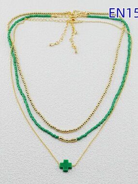 Enewton Colorful Cross Necklace